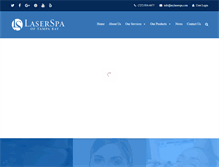Tablet Screenshot of mylaserspa.com